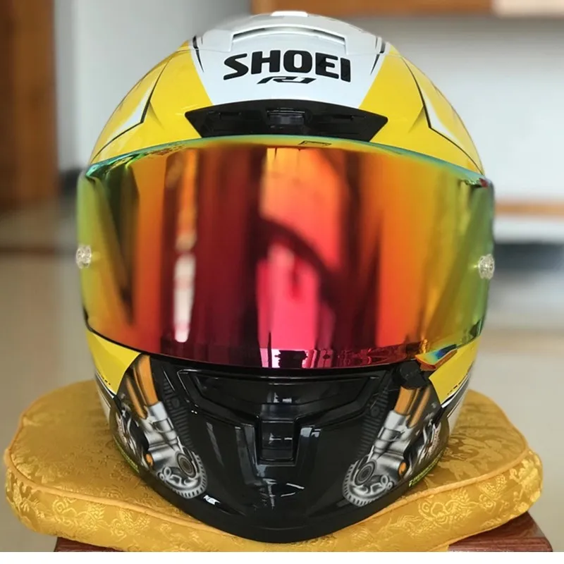 SHOEI X14 Helmet X-Fourteen R1 60th Aniversary Edition Yellow Helmet Full Face Racing Motorcycle Helmet Casco De Motocicleta ECE enlarge