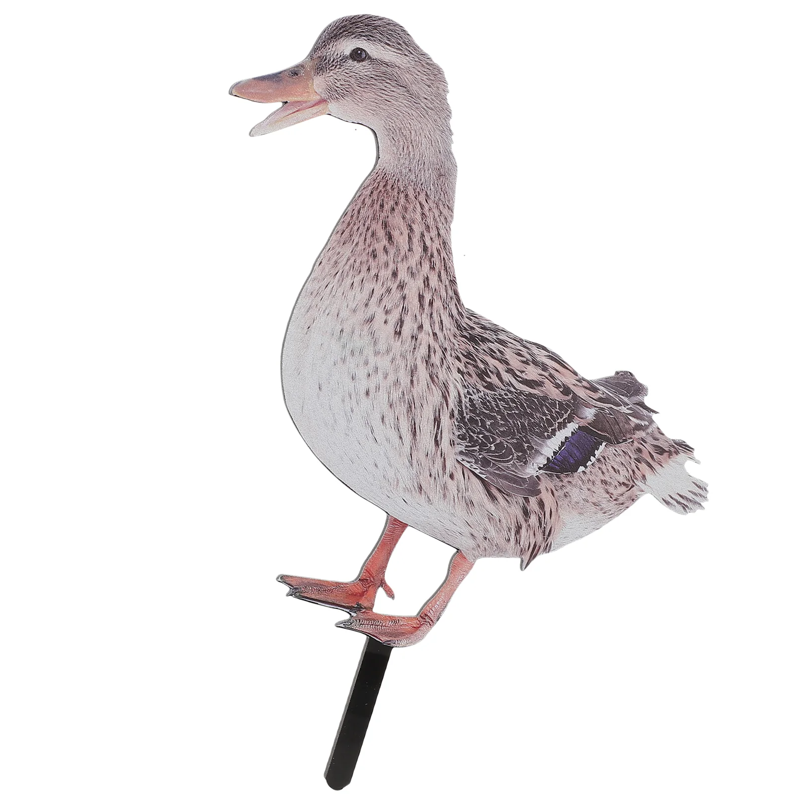 

Duck Acrylic Stake Yard Decor Ornaments Simulation Insert Garden Wood Pile Stakes
