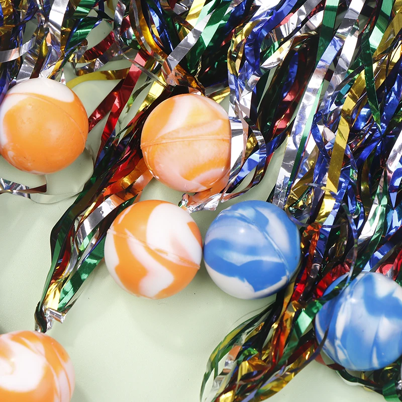 20 шт. 25 мм надувные шарики с красочными стримешками уличные игрушки для детей