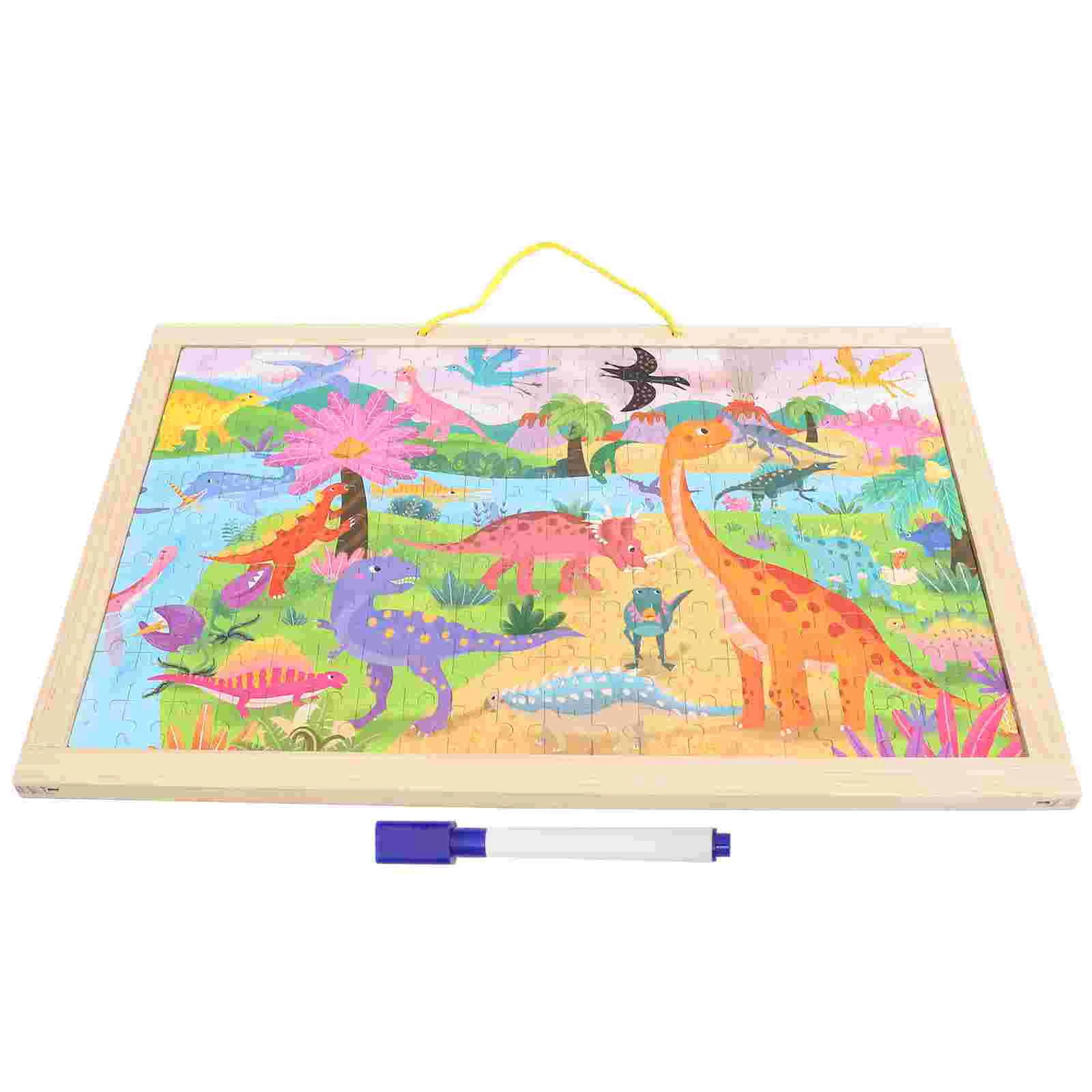 

Toys Kids Plaything Wood Puzzle Cartoon Boards Funny Wooden Educational Toddler Game Children Learning