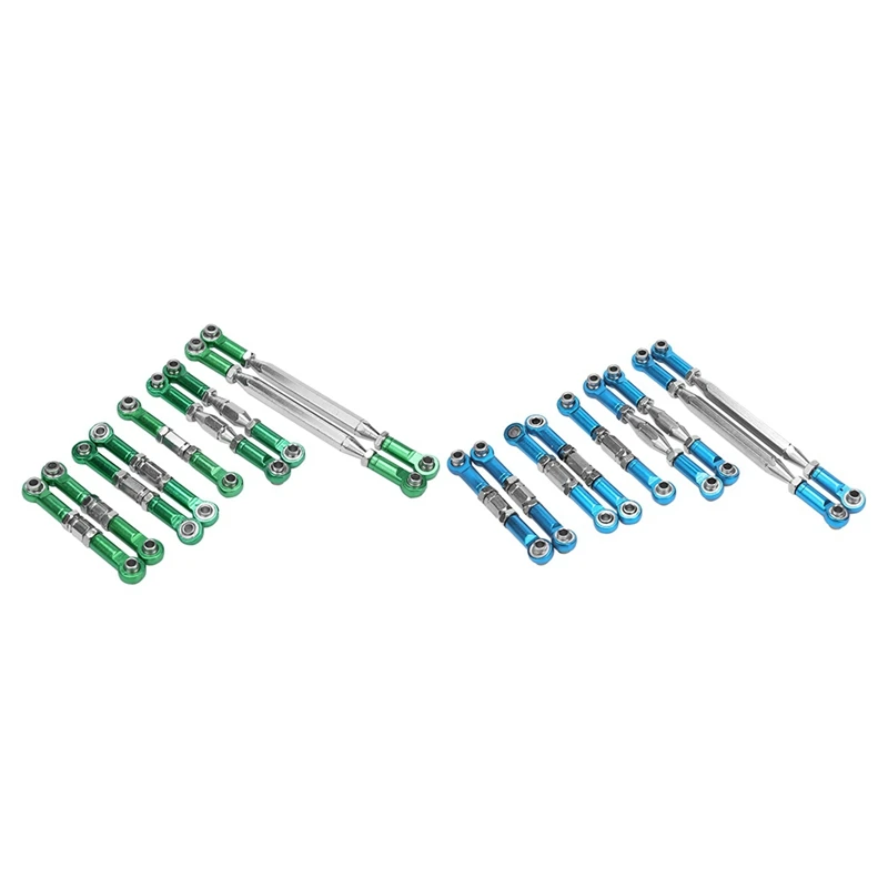 

2 Set Metal Drive Shaft Transmission Accessories Parts For Fy-01/02/03/04/05 Wltoys Rc Car Recambios Green & Blue