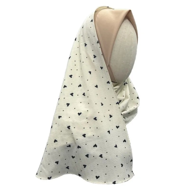 2023 New Women's Headscarf Muslim Hui Middle East Malay Ethnic Set Head Printed Patchwork Chiffon Headscarf Is Code