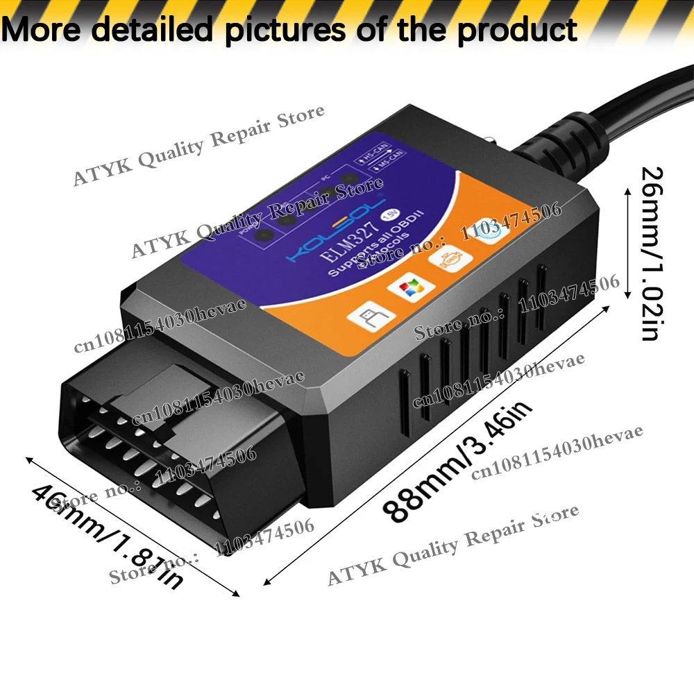 Фото USB ELM327 V1.5 Multiecuscan 5.2 с кейгеном PIC18F25K80 CH340 MS-CAN HS-CAN, сканер OBD2, диагностический инструмент Forscan, бесплатное программное обеспечение №5
