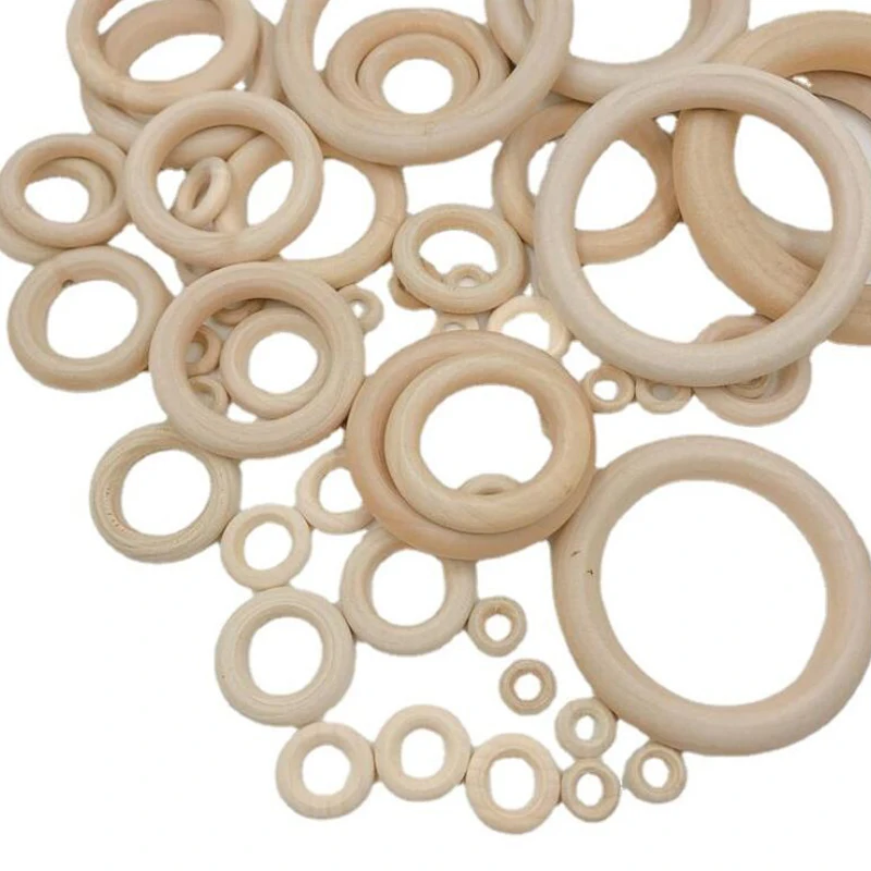 

Log color wood circle Maple Handgemaakte Houten Ringen Voor DIY Geschenken Kwekerij Woondecoratie Natuurlijke Log Houten Ringen