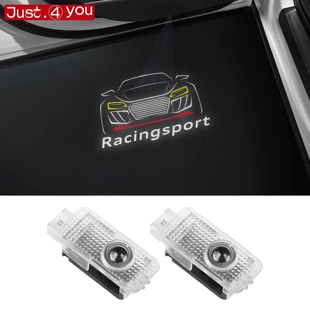 

2PCS Car LED Door Welcome Logo Light For Audi a1 a3 a4 a5 a6 a7 a8 TT r8 Q3 Q5 Q7 R8 TT Advanced Warning Light Shadow Lamp