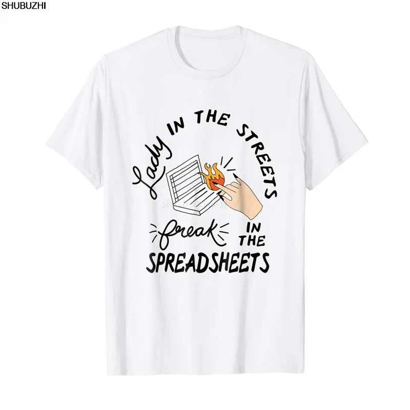 

Белая футболка унисекс с изображением леди на улице, Фрика в чернилах, мультяшная футболка, новая модная футболка, бесплатная доставка sbz4486