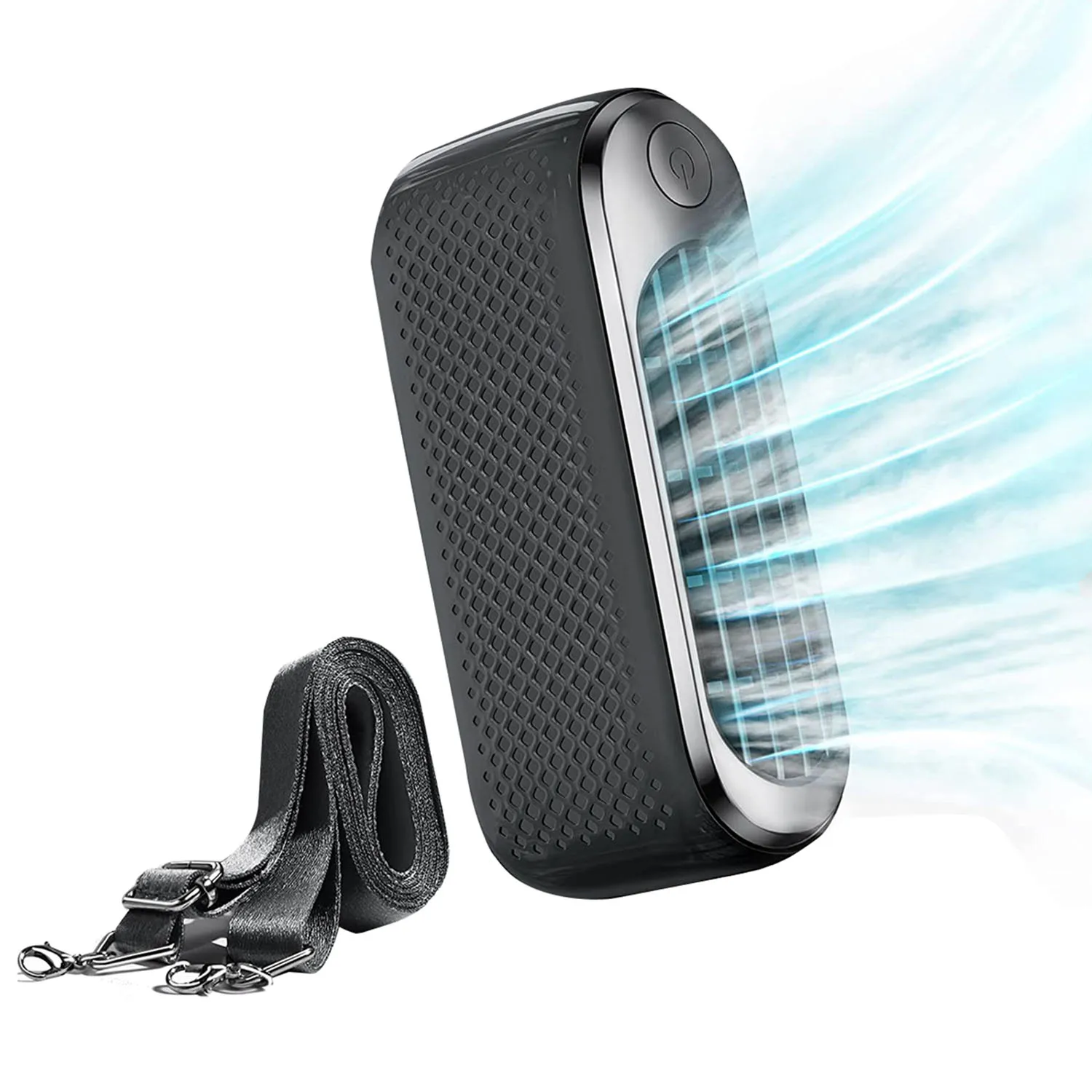 

Портативный ручной вентилятор, двухлопастный маленький вентилятор, 3000 мАч, перезаряжаемый Персональный вентилятор, 10 часов работы, мини-ве...