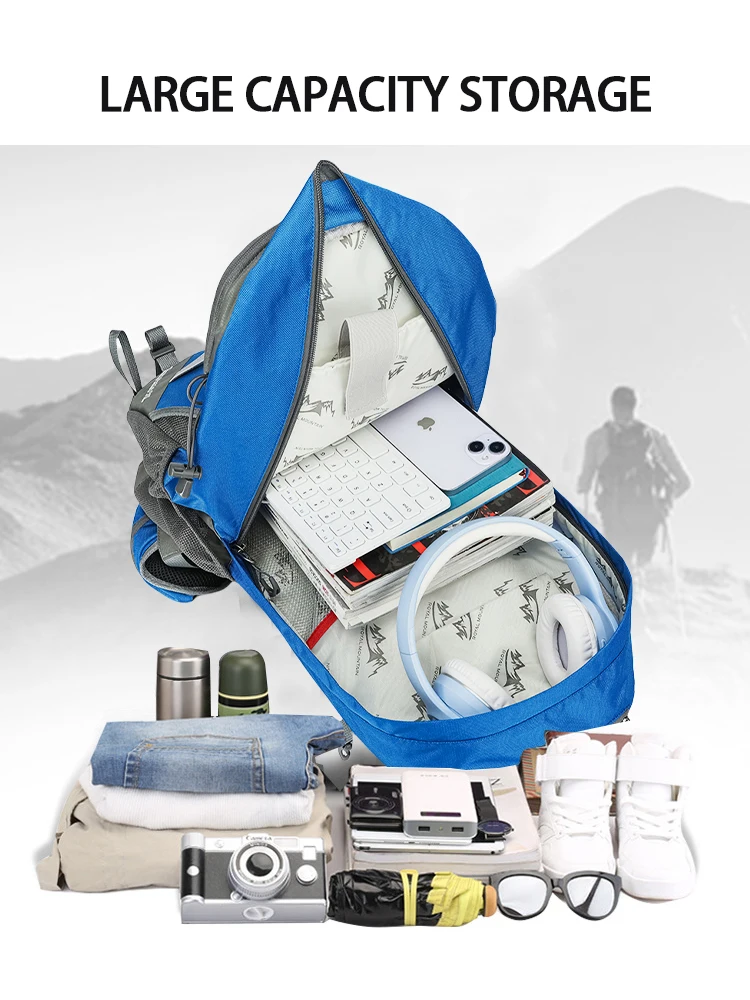 Рюкзак унисекс для альпинизма 50 л вместительная спортивная водонепроницаемая