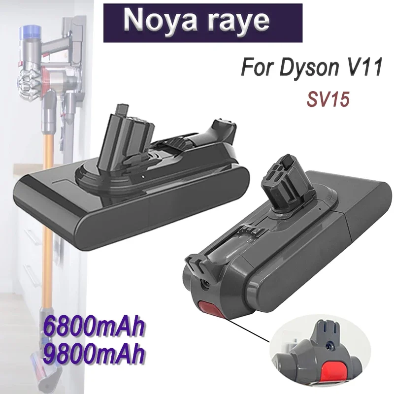 Фото 100% НОВАЯ перезаряжаемая батарея 6800/9800 мАч для Dyson V11 V15 DT Abs SV15 V11, пушистый беспроводной пылесос Animal Absolute №2