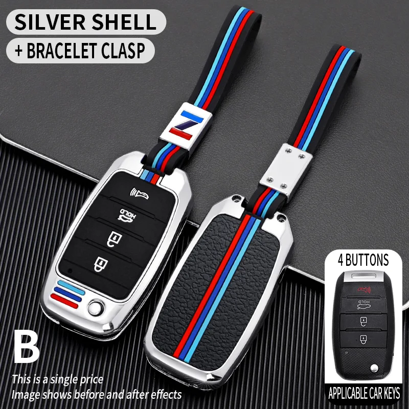 

Folding Car Key Cover Protection For KIA Sid Rio Soul Sorento Sportage Ceed Cerato K2 K3 K4 K5 Remote Case Protect Keychain