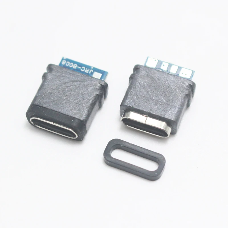 2-10 шт. водонепроницаемый USB-разъем типа C 4 контакта |