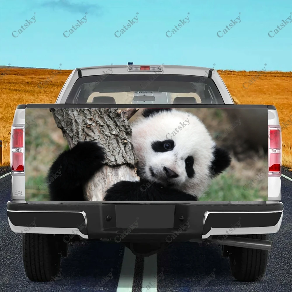 

giant panda animal Car stickers, truck rear decoration, painting, car modification stickers, car accessories, rear decals