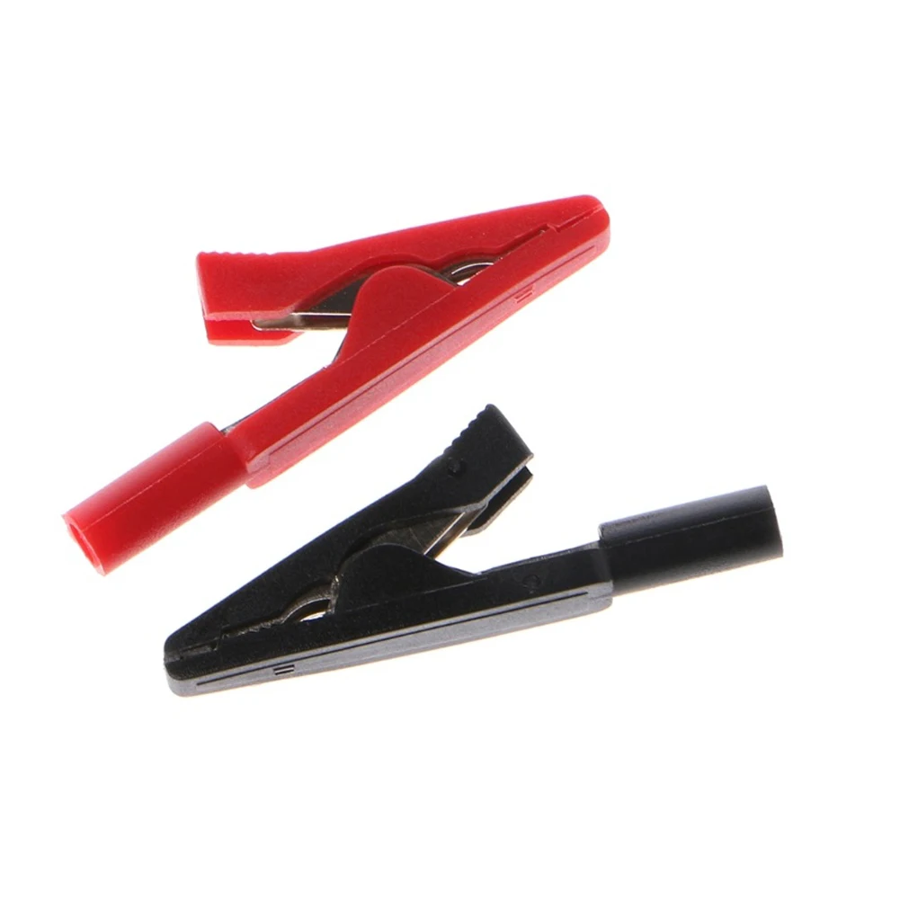 

Insulated Alligator Clips 30V AC 41mm Length 60V DC Female Adapter Lightweight Meter Test 2mm Banana Plug Hot Sale