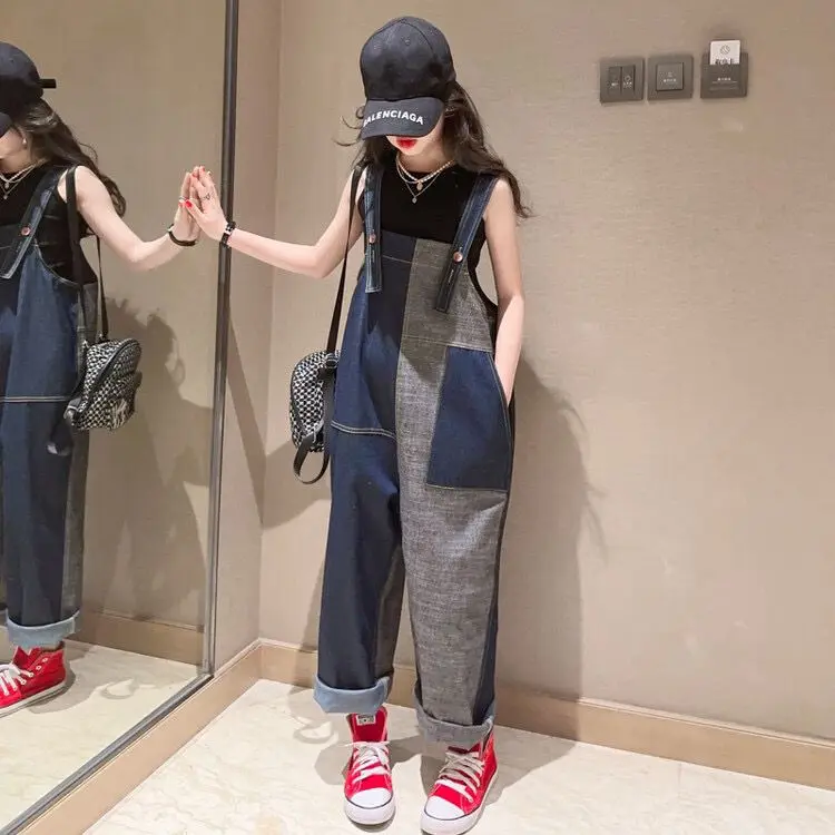 

2023 Summer New Fashion Children's Overalls Big Kids Trousers Girls Overalls Overalls Boutique Clothing Simple Style