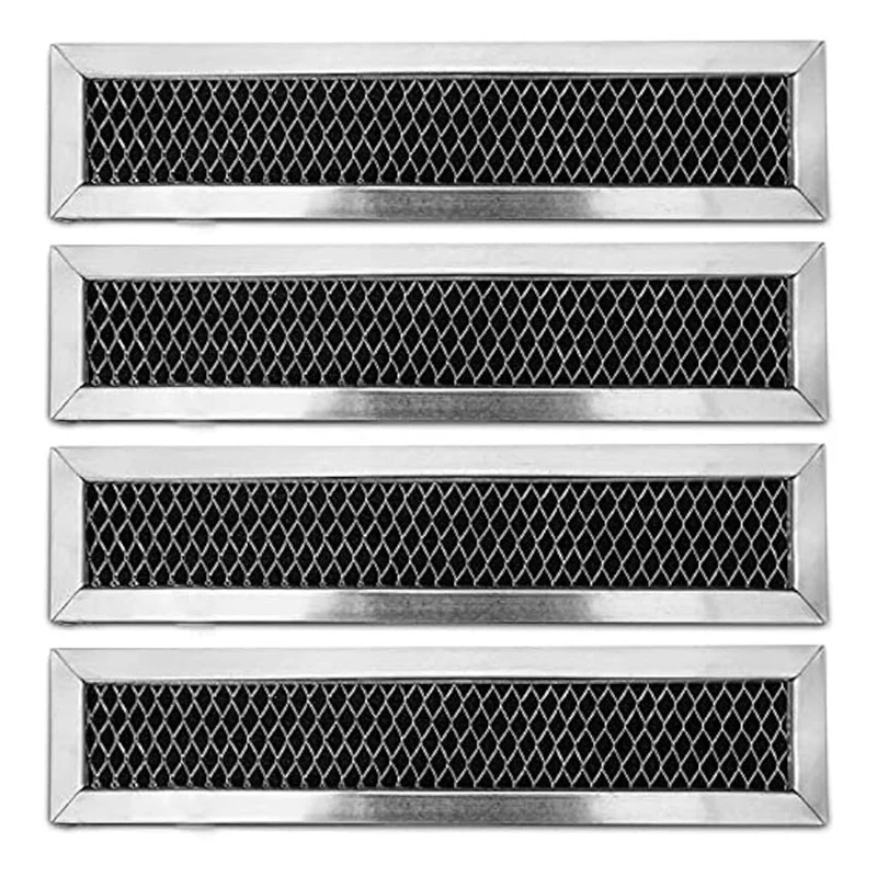 4 шт. для GE WB02X11550 JX81L Frigidaire 5304464577 микроволновый рециркуляционный угольный фильтр