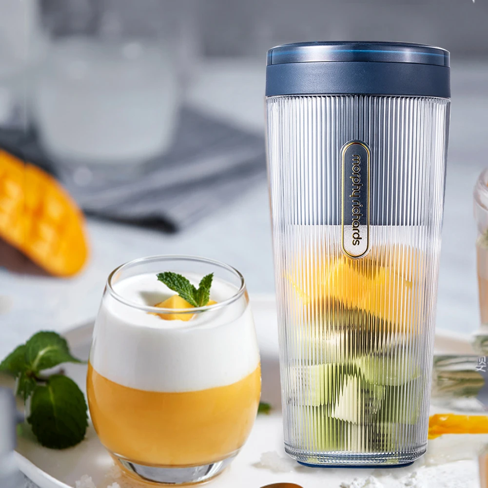 

Portable Blender 300ML Blenders Electric Blender Wireless Charging Fresh Juicers Machine Mini Fruit Mixer Stirring Bottle