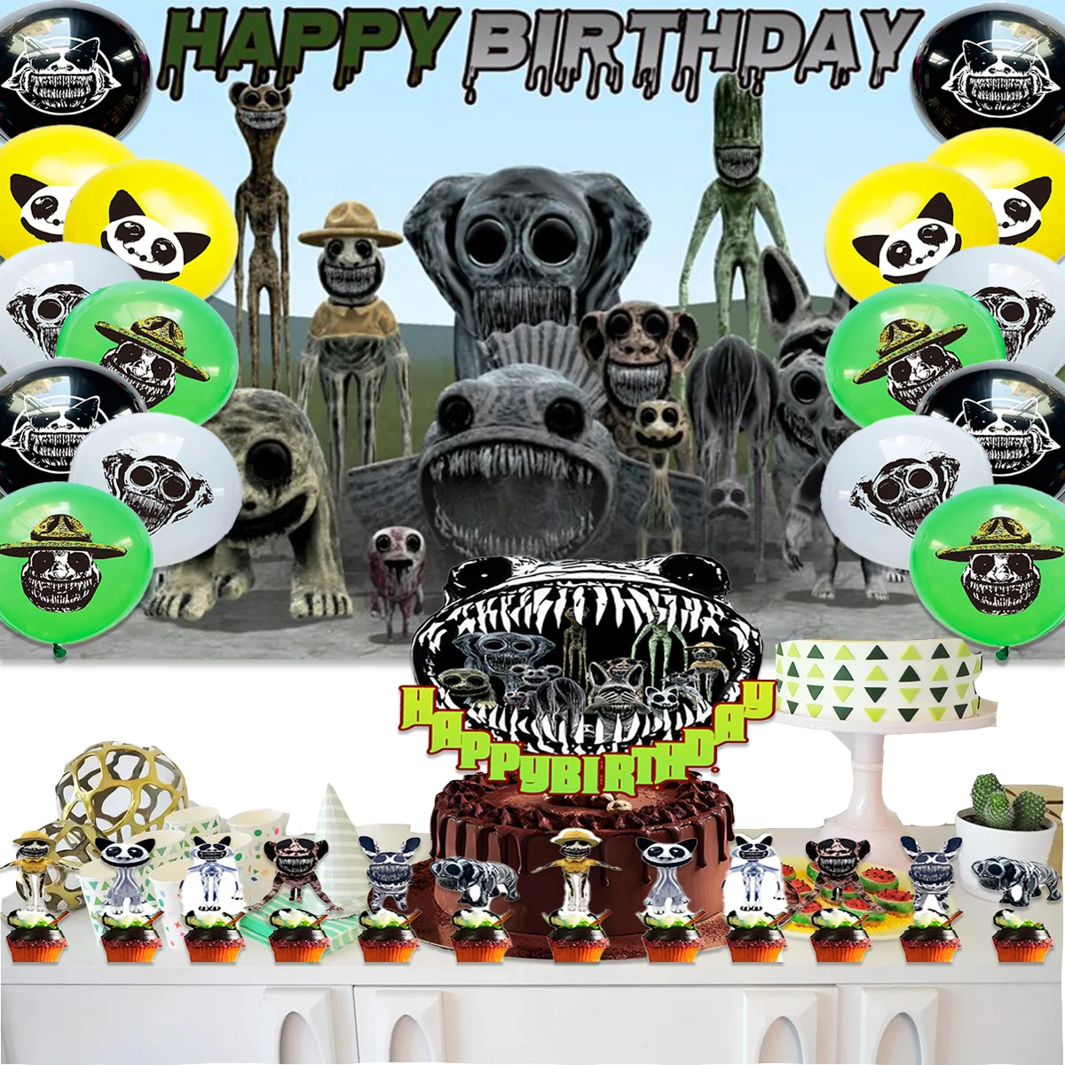 Umi Zoonomaly принадлежности для дня рождения декоративные мотузные животные