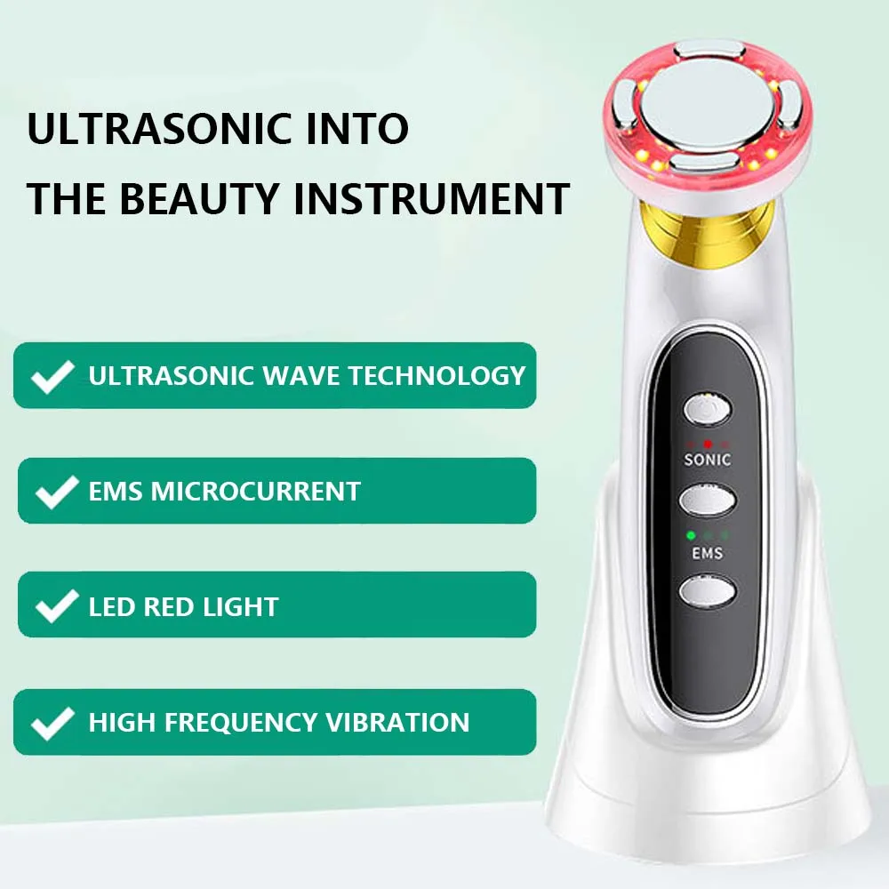 

Face Lift Devices EMS RF Microcurrent Skin Rejuvenation Facial Massager Light Therapy Anti Aging Wrinkle Beauty Apparatus