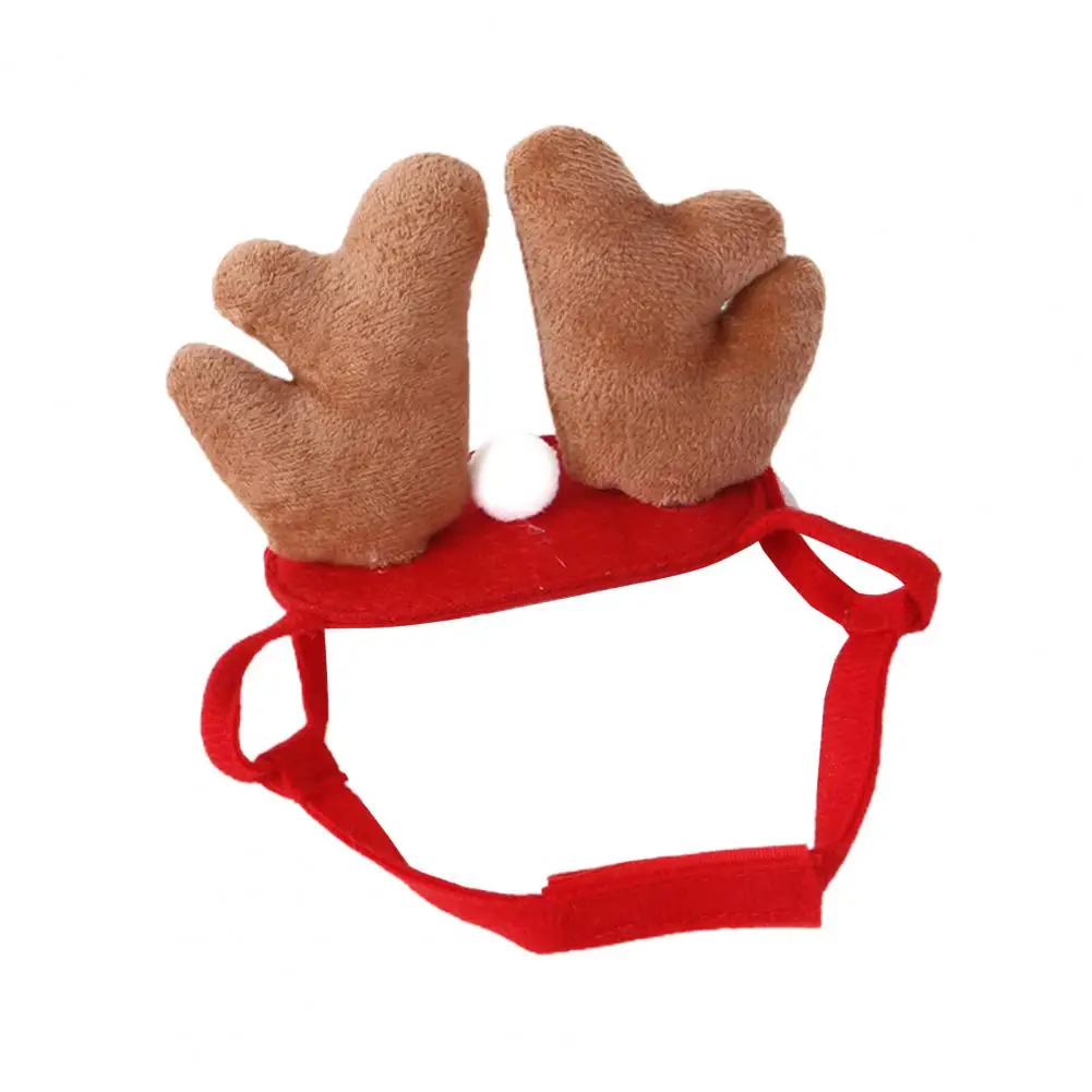 

Изящная Рождественская накидка для домашних питомцев, износостойкая, долговечная повязка на голову для домашних питомцев, Рождественская ...