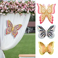 3d hollow butterfly wall sticker for home decoration diy wall stickers for kids rooms party wedding decor butterfly fridge new