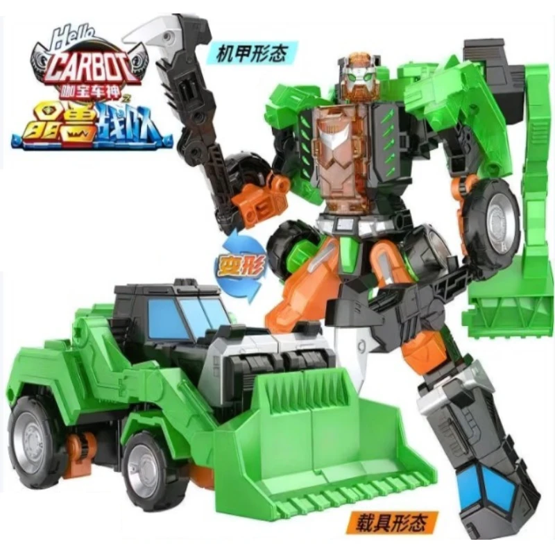 Фото Новая светящаяся фигурка-трансформер Crystal Beast Squad Elite Edition Hello Carbot: робот-игрушка, модель аниме-меха для мальчиков и детей №4