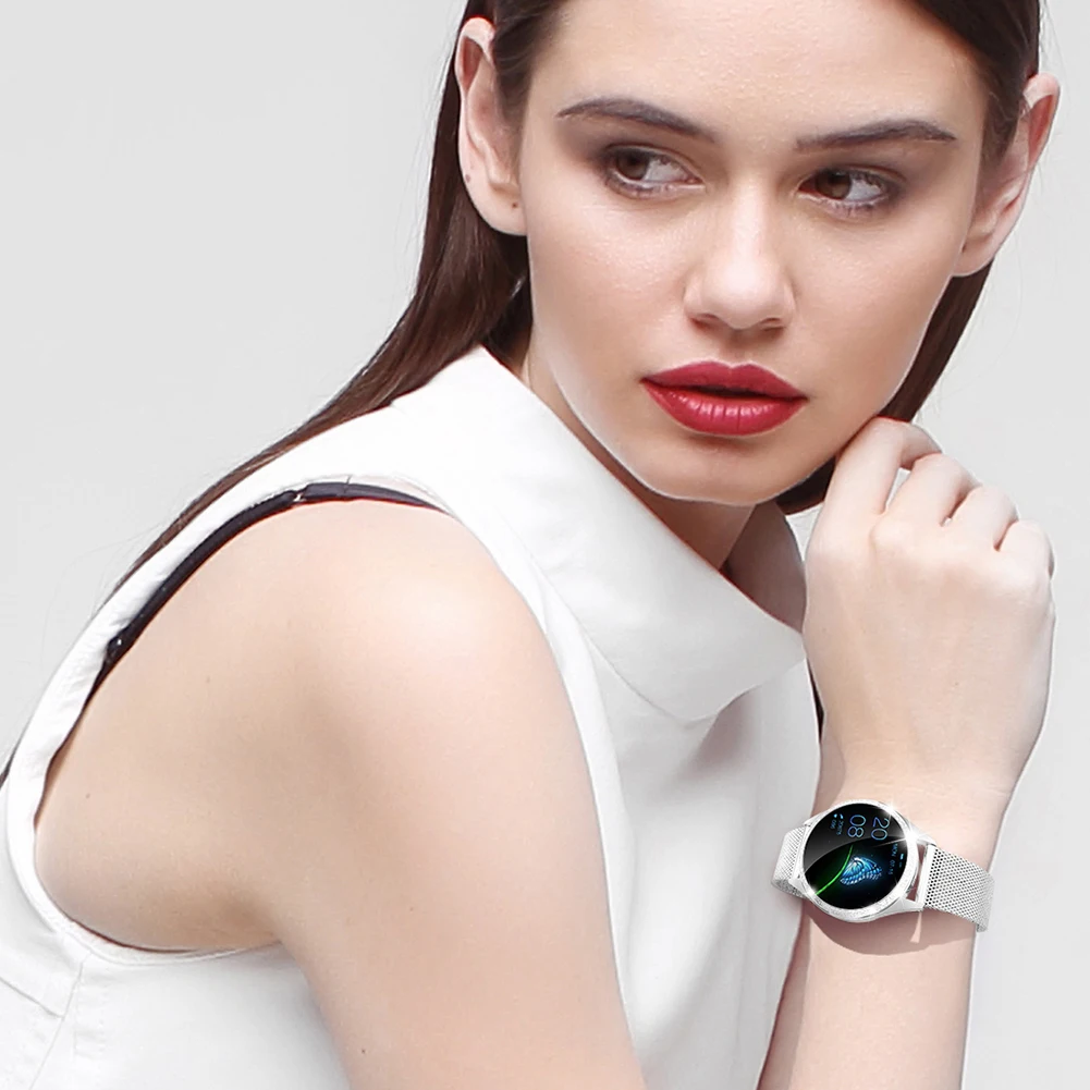 

Спортивные Смарт-часы, совместимые с Bluetooth, женские фитнес-часы, браслет с пульсометром и мониторингом сна KW20, Часы С Пульсометром