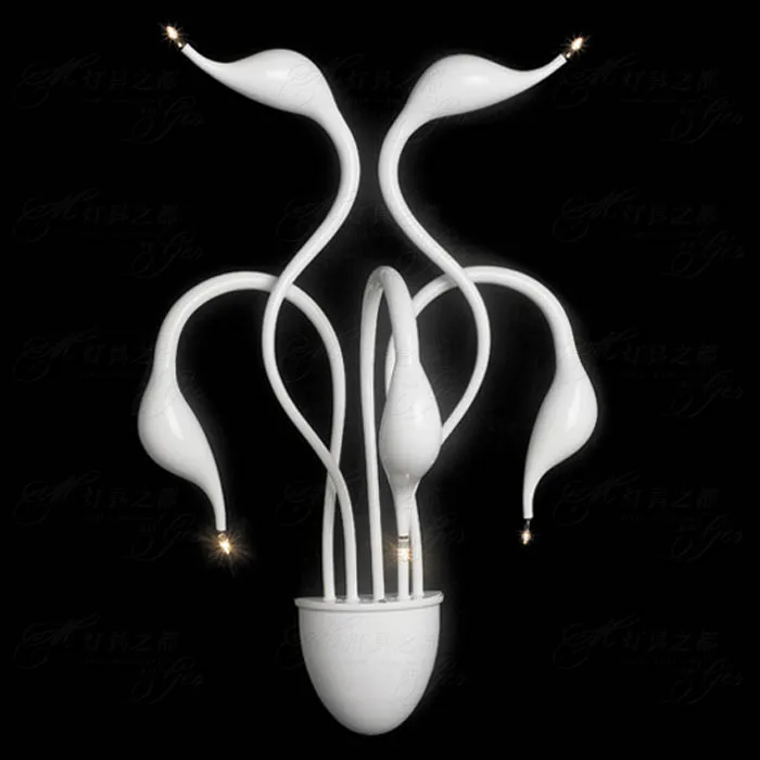 

New Design Swan Wall Lamps Bedroom Headboard Bedside Lamp banheiro LED Living Room Light Wall Sconce lampe deco