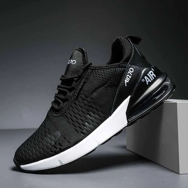 

2022 Mens Casual Shoes Fashion Male Sneakers Air Cushion Breathable Sports Running Shoes PU Mesh Tenis Masculino Adulto Men Shoe