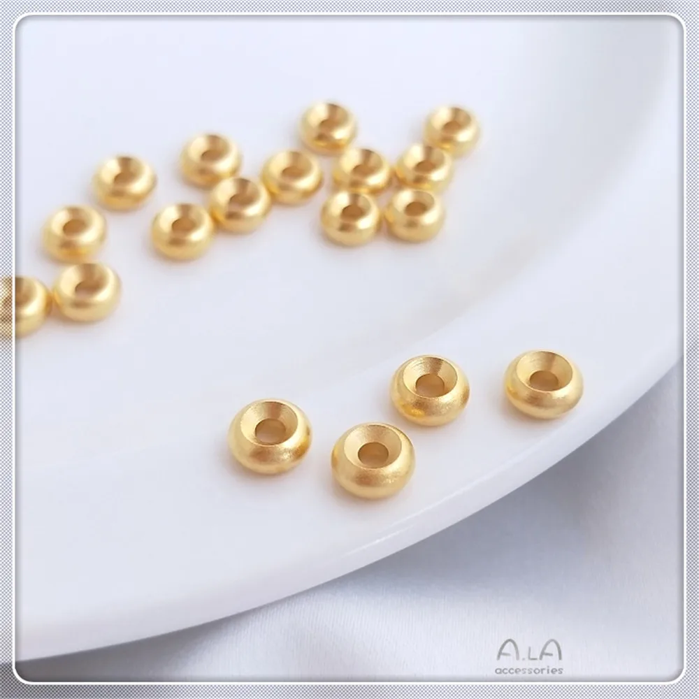 

Vietnam sand gold wheel bead spacer bead literati accessories diy handmade beads string spacer bracelet material