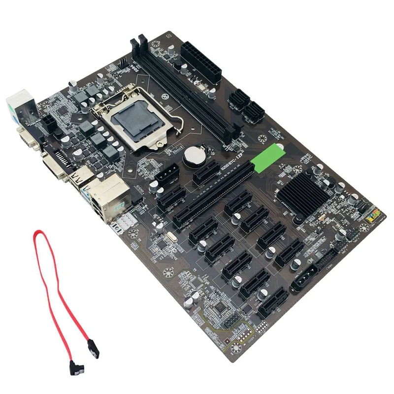 

5X B250 BTC Mining Motherboard LGA 1151 DDR4 12Xgraphics Card Slot SATA3.0 USB3.0 Low Power For BTC Miner Mining