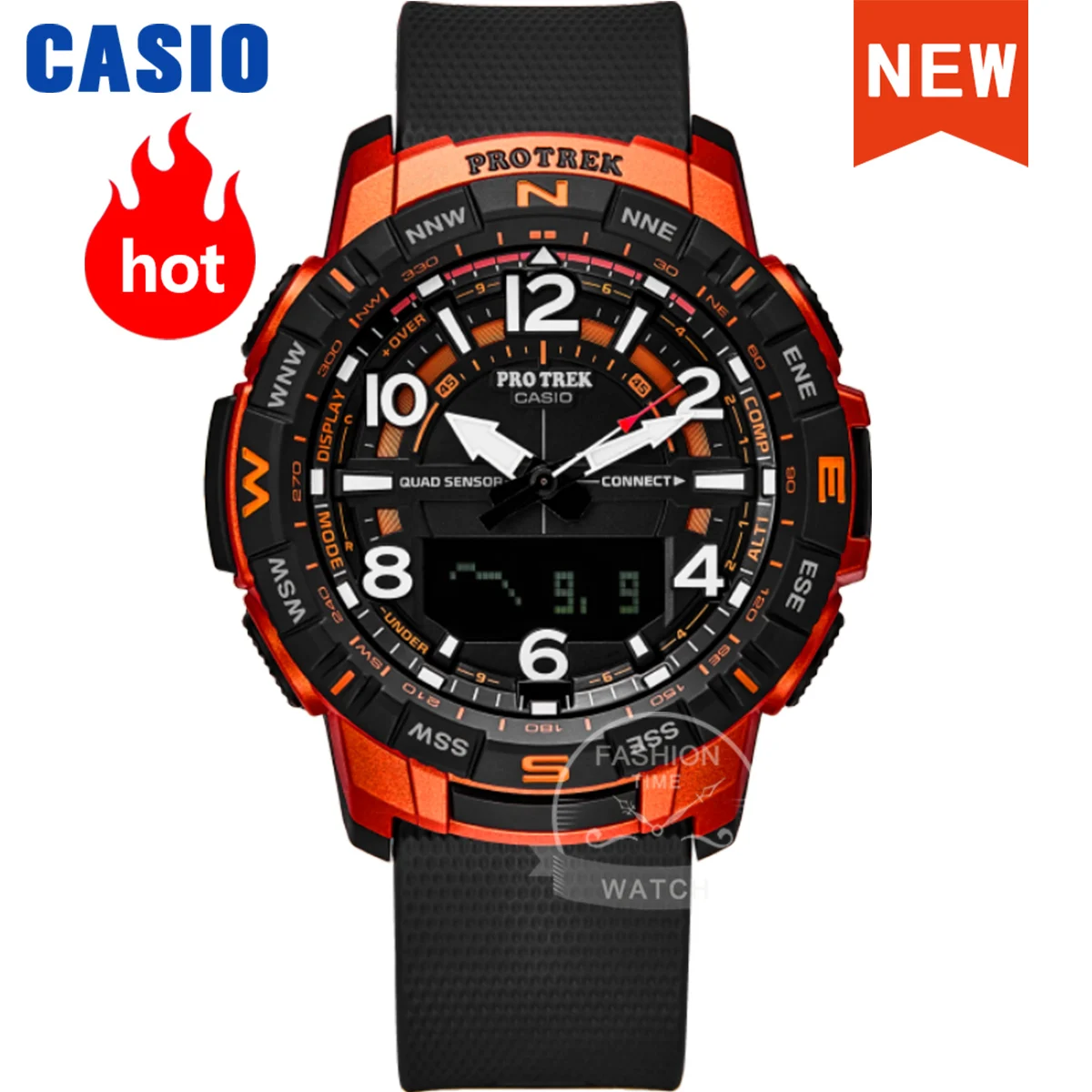 

Casio watch for men PROTREK mountain-climbing military top luxury men watch Bluetooth sport Double display digital watch PRT-