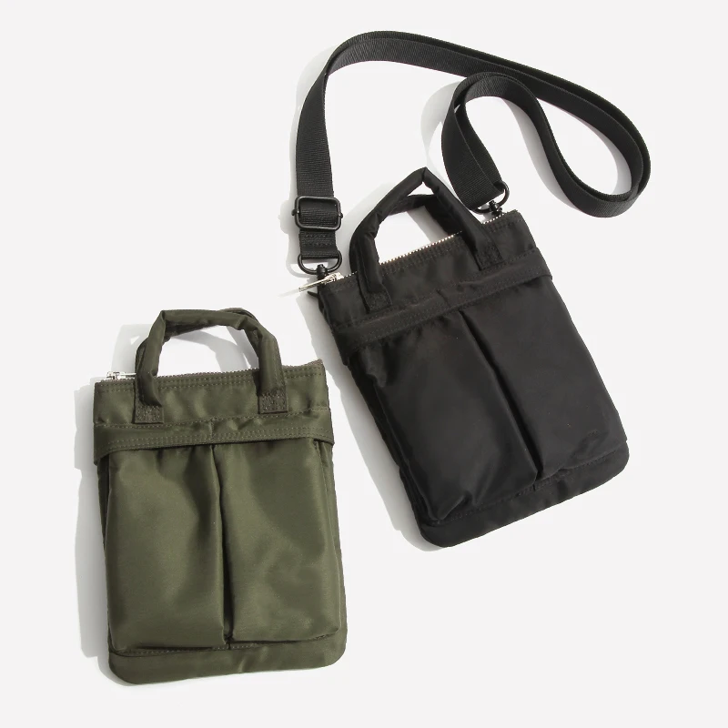 

Shoulder Front Crossbody For Bag Strap Ballistic Unisex Men Nylon Bag Adjustable Large Very Pocket Flap Colorblock Versatile