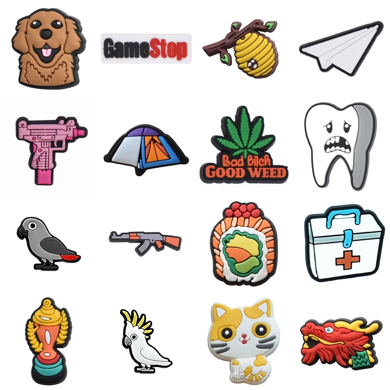 

Wholesale Bulk Decorations for Crocs Gifts Girl Men Shoe Charms Shoes Accessories Women Charm Para Pins Packs Set Jeans Kids Boy