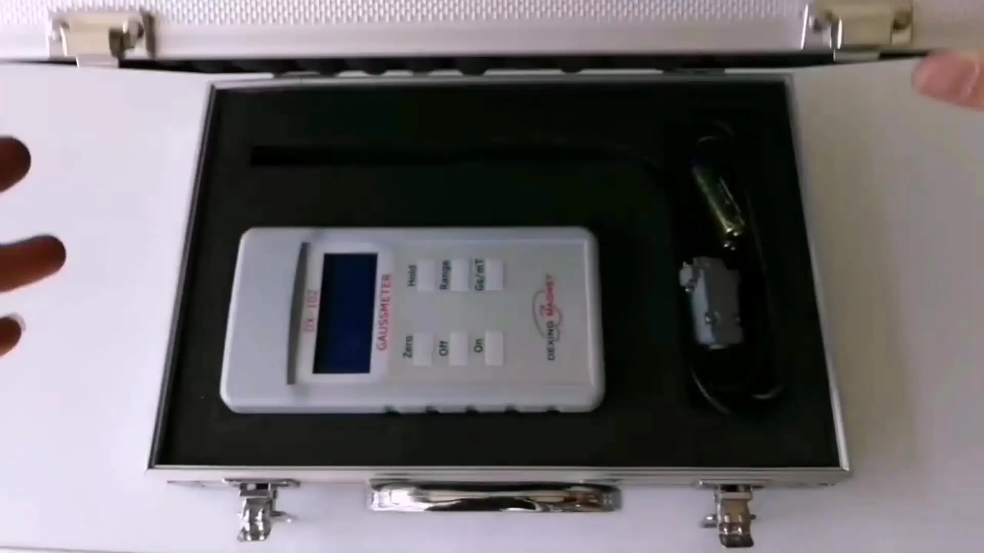 Ручной Измеритель Гаусса портативный цифровой teslameter купить зонд с эффектом