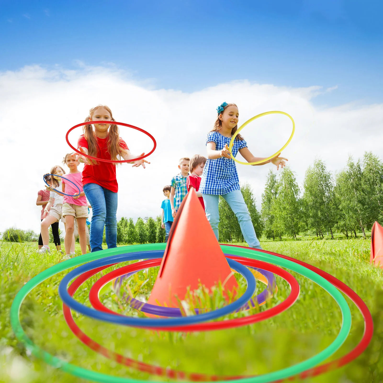 25 шт. кольца для броска с наконечником игрушки бросания на открытом воздухе