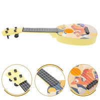 ukulele early musical learning plastic instrument guitar model for kids playing