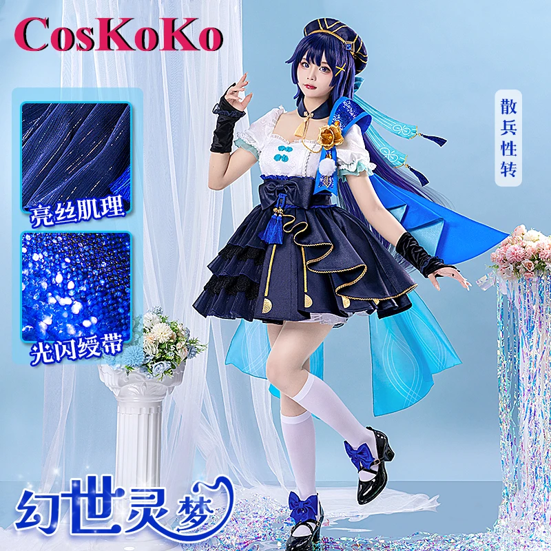 

CosKoKo Scaramouche/Wanderer Cosplay Costume Game Genshin Impact Gorgeous Sweet Formal Dress Halloween Party Role Play Clothing