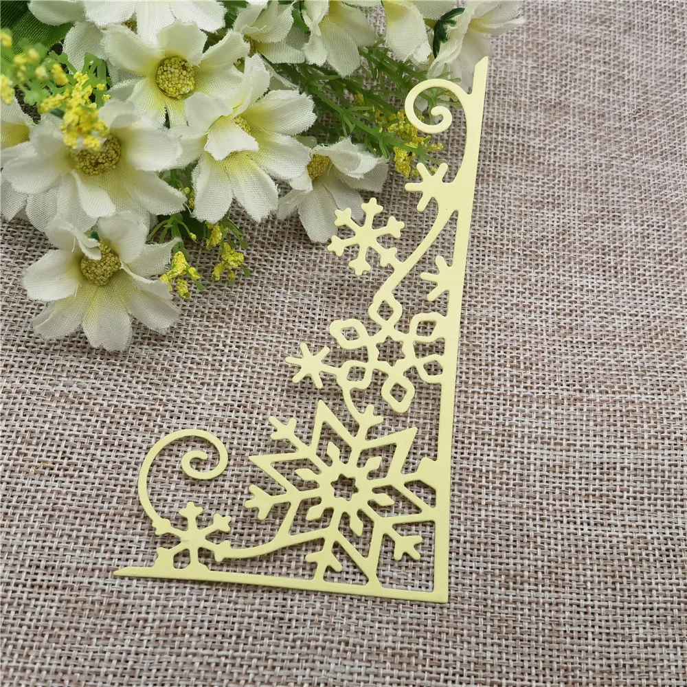 Рамка со снежинками металлические Вырубные штампы фотоальбом карточка бумага