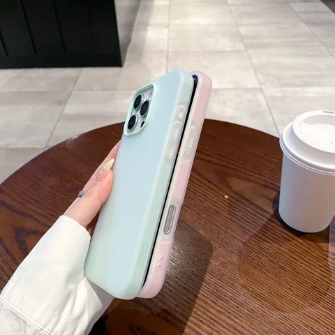 Мягкий матовый прозрачный чехол для телефона Candy для iPhone 17, 16, 15, 14, 13, 12, Pro Max Plus X Xs Max XR, противоударный силиконовый чехол-бампер