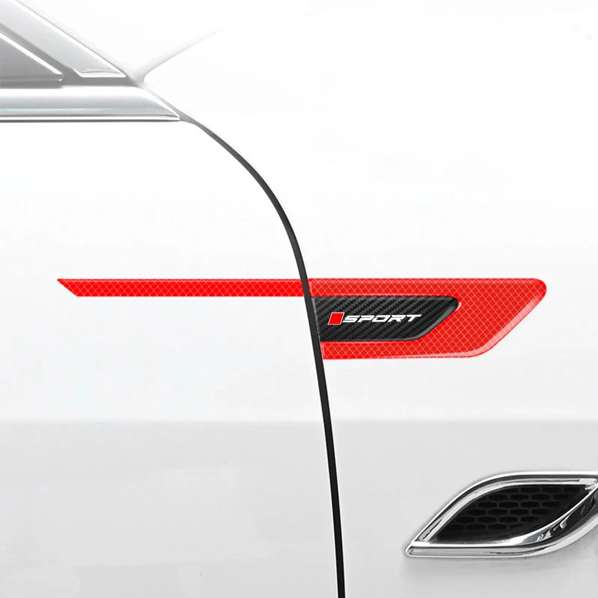 Светоотражающая предупреждающая лента для дверей автомобиля наклейки Toyota Honda Mazda