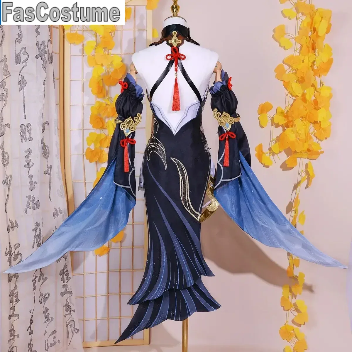 Frostflower Dew Shenhe Косплей Костюм Genshin Impact Униформа для взрослых Парик Аниме Костюмы на