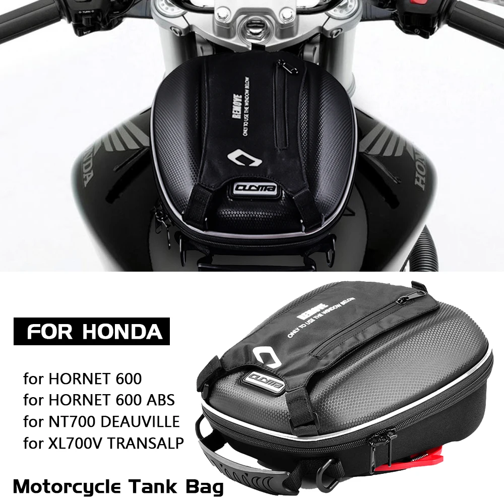 

For HONDA NT700 DEAUVILLE XL700V TRANSALP HORNET 600 ABS Motorcycle Waterproof GPS Navigation Luggage Bags Fuel Racing Tank Bag