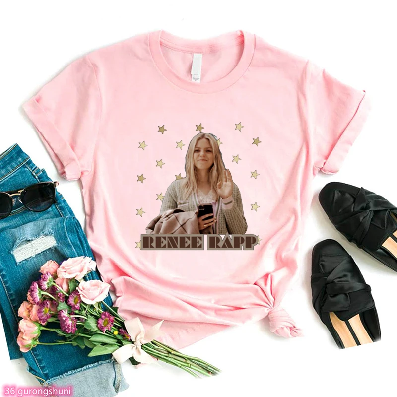 Женская Футболка С Рисунком Музыкант Репер Дизайн Хип-хоп Стиль 90-х Хлопковая