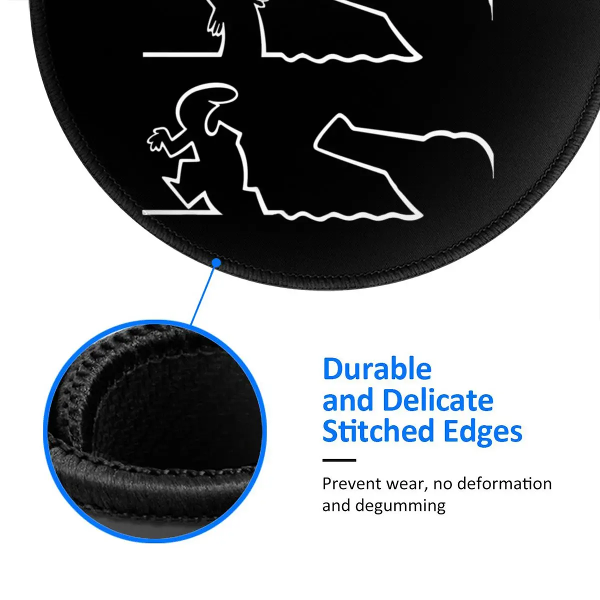 Коврик для мыши под крокодиловую кожу La Linea подлокотник телевизионной программы