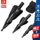 Набор ступенчатых Сверл из быстрорежущей стали и кобальта, комплект из 3 насадок для металла, для работ по дереву