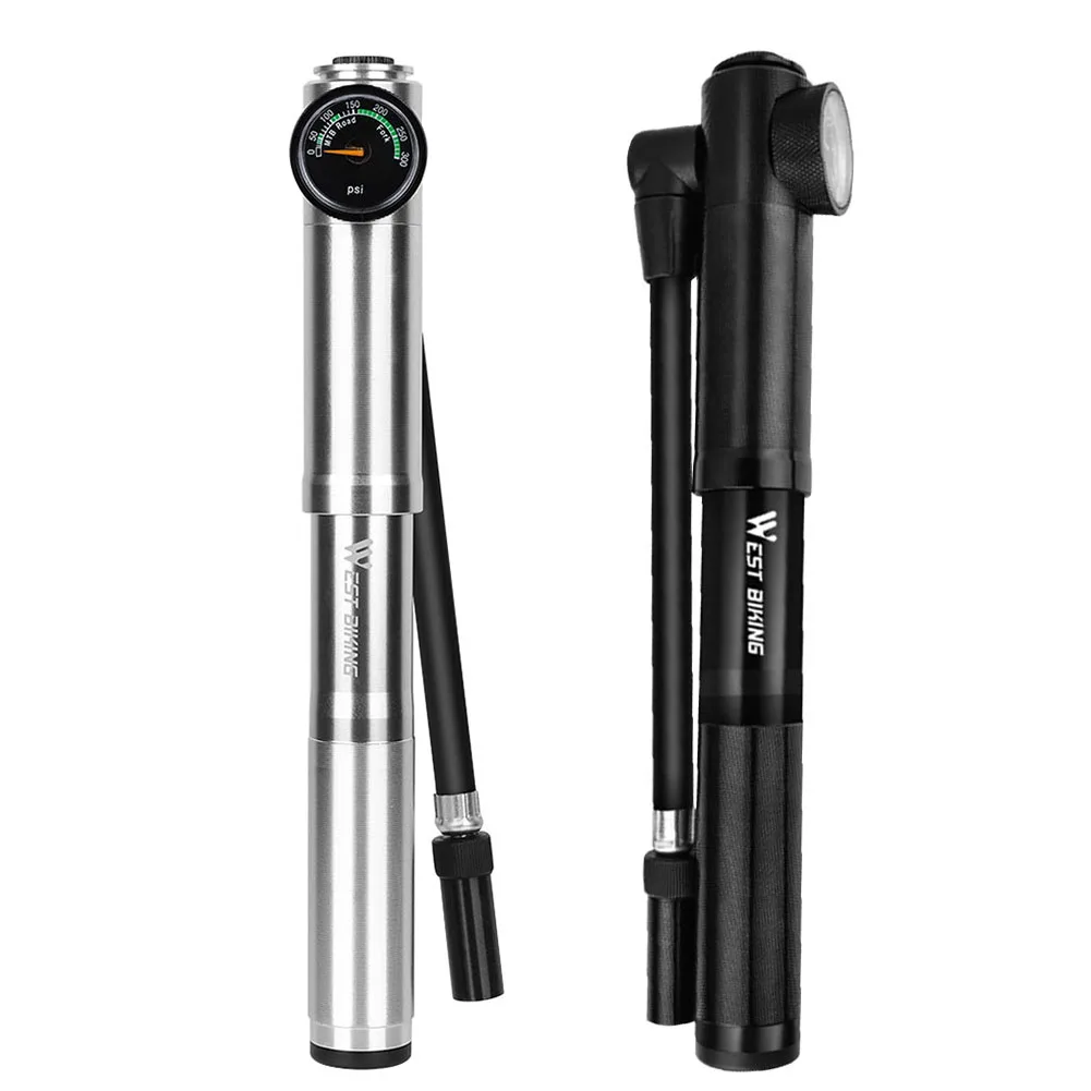 

Bicycle Pump 300PSI Portable MTB Road Bike Cycling Hand Air Pump Ball Tire Inflator Basketball Inflator