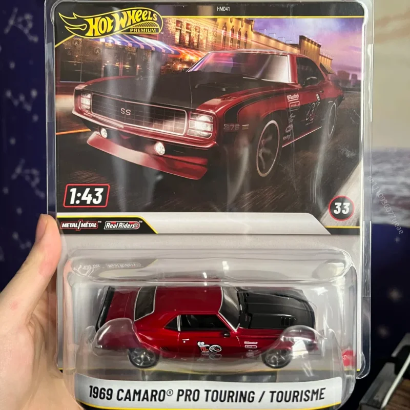 Фото Hot Wheels Premium HMD41-K Toyota Tacoma McLaren W1 Porsche GT3 RS 1969 Camaro Pro 1:43 Коллекционная модель автомобиля из литого металла, подарок для коллекционеров. №1