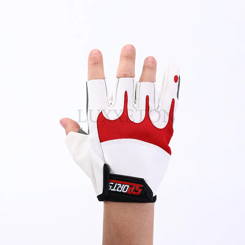 

Women Weightlifting Fitness Cycling Gym Gloves Yoga Sports Non-Slip Half Finger Workout Non-Slip Shock Absorbing Half Finger