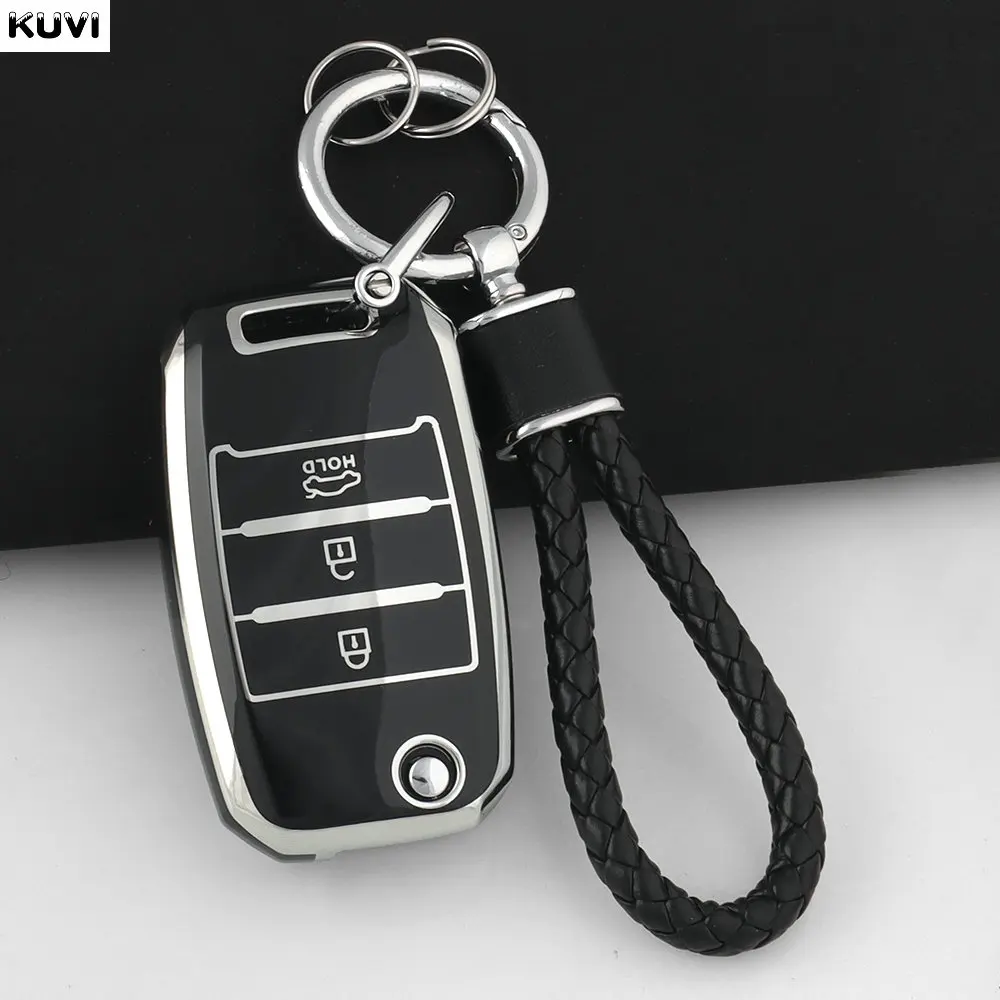 

Новый Чехол Для Ключей Из ТПУ Для KIA RIO 3 K2 K3 K4 K5 Sportage Picanto Optima Soul Ceed Sorento Forte Stinger Cerato - Авто...