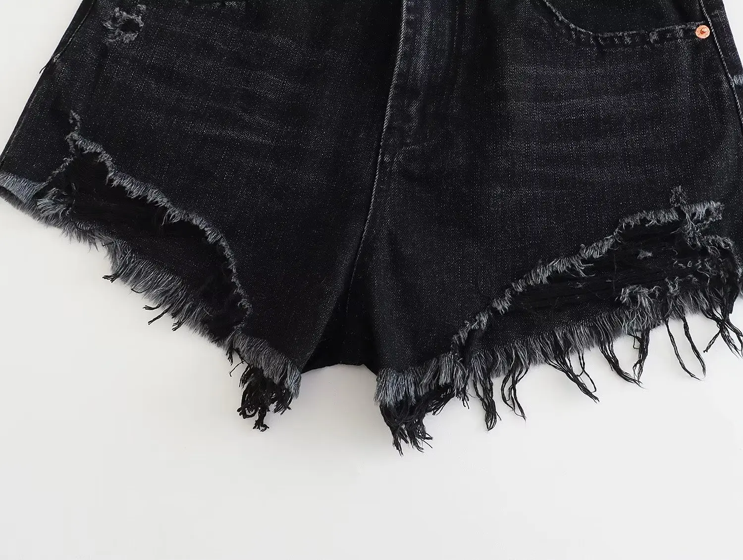 Jenny&Dave Fashion Ladies Mom Bermuda Summer Shorts Women American Retro High Street Girls Ripped Denim Shorts